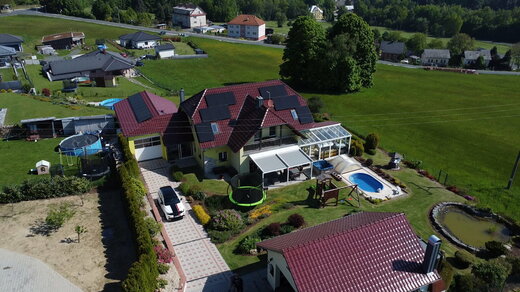 letecký snímek